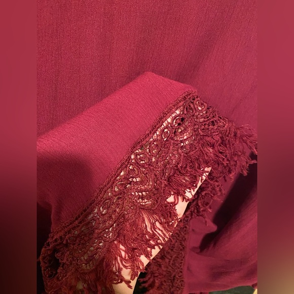 Beautiful Alison Grace Kimono with fringe and embroidered pattern XL - Picture 4 of 14